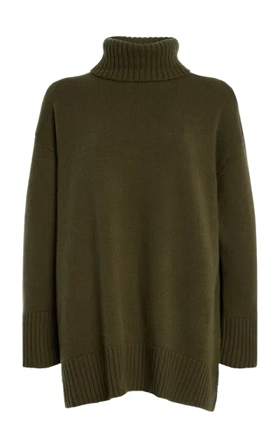 Lafayette 148 Cashmere Sweater In Green