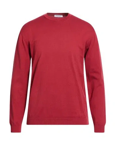 Wool & Co Man Sweater Red Size M Cotton In Red