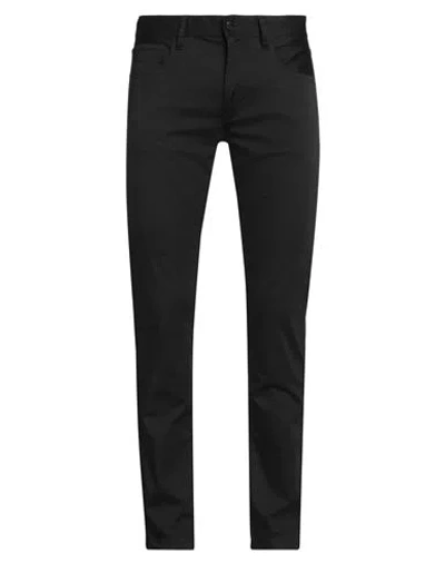 Armani Exchange Man Pants Black Size 33 Cotton, Polyester, Elastane In Black