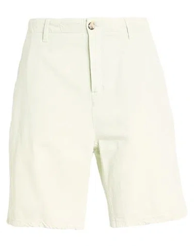 Scotch & Soda Man Shorts & Bermuda Shorts Light Green Size 34 Cotton, Linen In Green