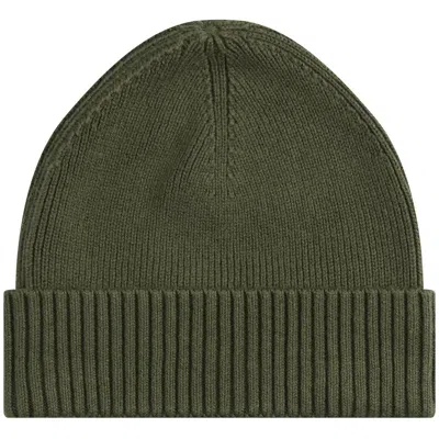 Tommy Hilfiger Flag Beanie Hat Green In Green