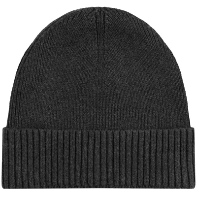 Tommy Hilfiger Flag Beanie Hat Grey In Gray