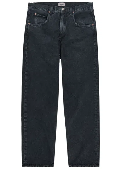 Agolde Straight-leg Jeans In Black
