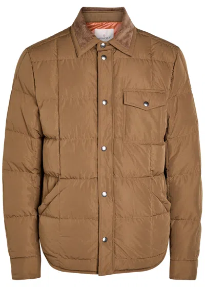 Moncler Marcilly Padded Shell Jacket In Neutral