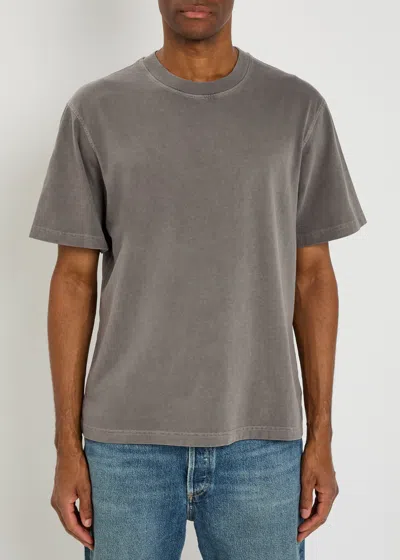 Agolde Flint Cotton T-shirt In Gray