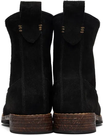 Visvim Black Nakoda Boots In Black