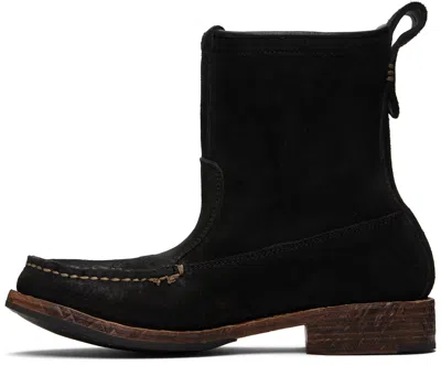 Visvim Black Nakoda Boots In Black