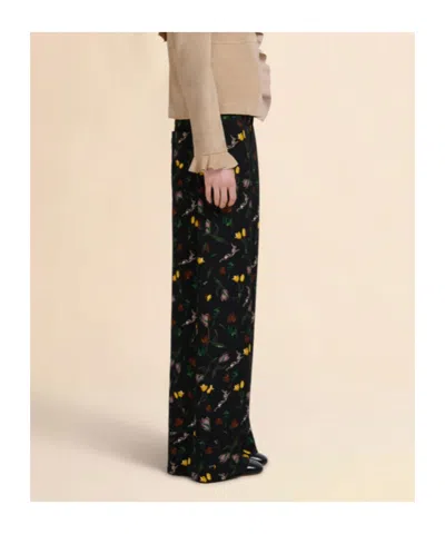 Marni Floral-print Wide-leg Trousers In Multi