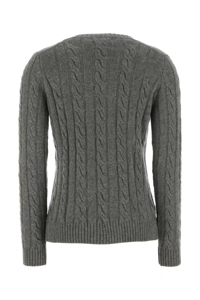 Gimaguas Grey Wool Blend Barid Sweater In Multi