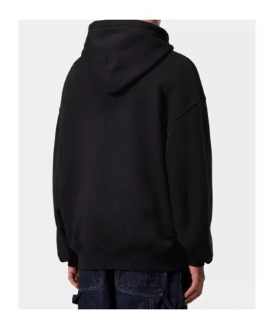 Carhartt Hackwork Graphic-embroidery Hoodie In Black