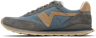Visvim Blue Fkt Runner Sneakers In Blue