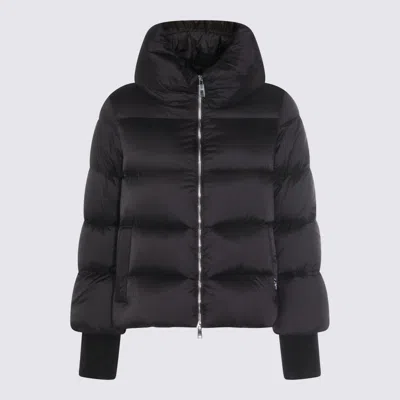 Add Short Down Cape In Black