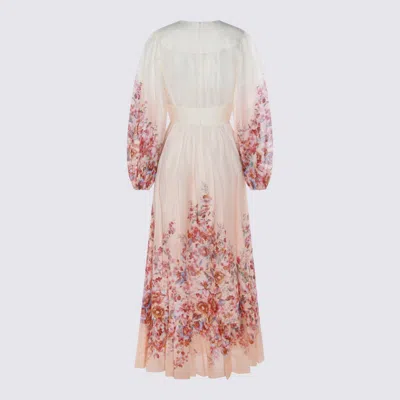 Zimmermann Awaken Plunge Maxi Dress Women In Animal Print
