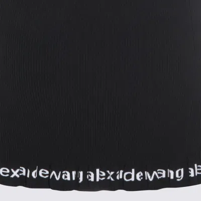 Alexander Wang Women Ribbed Mini Skirt In Black
