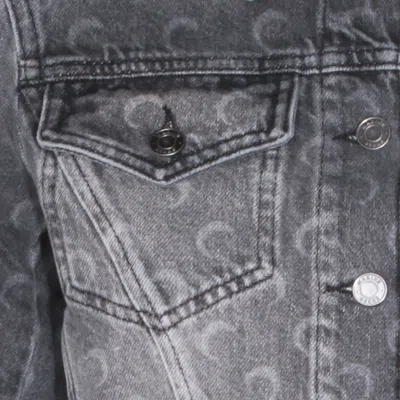 Marine Serre Jackets Blacks And Greys In Blue