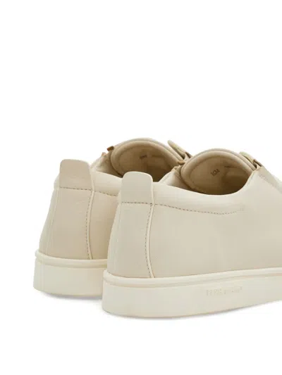 Ferragamo Gancini-embossed Loafers In Neutral