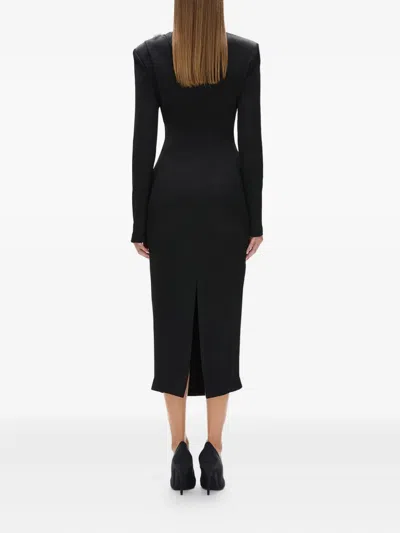 Rachel Gilbert Henrietta Sequin-embellished Dress In Black