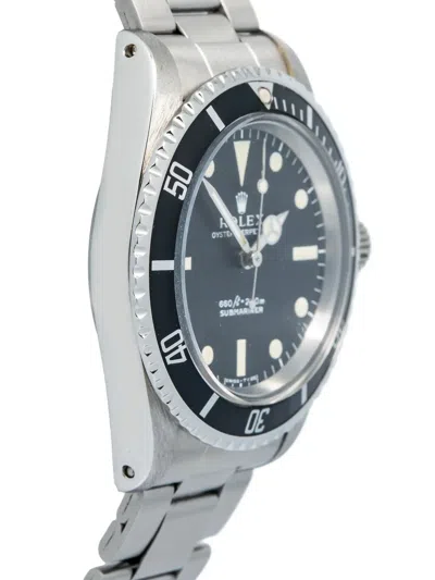 Pre-owned Rolex Submariner Date 40mm In Black