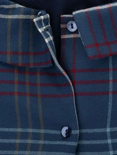 Knot Tommie Check Dress In Blue