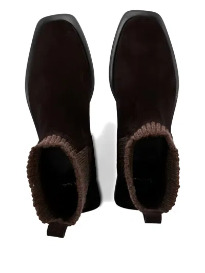 Paul Smith Women's Dark Brown Suede 'matola' Boots