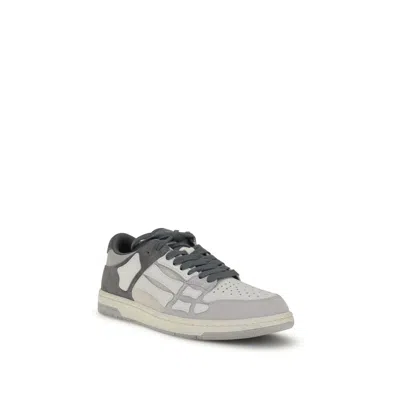 Amiri Low Top Sneakers Featuring Contrast Panels In Gray
