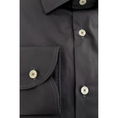 Baldinini Trend Gray Cotton Shirt In Gray