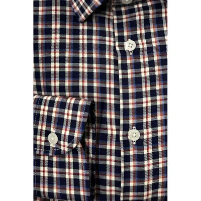 Baldinini Trend Multicolor Cotton Men Shirt In Brown