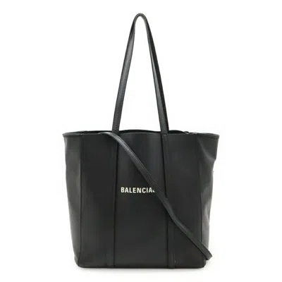 Pre-owned Balenciaga Black Leather Shoulder Bag Tote Bag ()