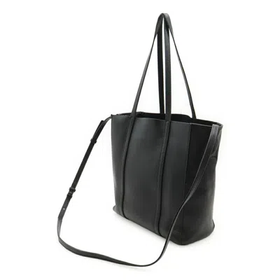 Pre-owned Balenciaga Black Leather Shoulder Bag Tote Bag ()