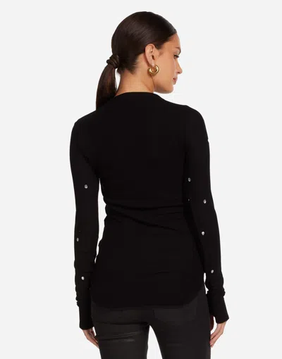 Lauren Moshi Mckinley Crystal Skulls In Black