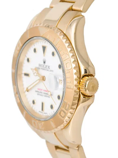 Pre-owned Rolex Yacht-master 40mm In White