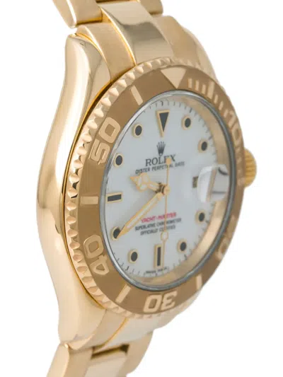 Pre-owned Rolex Yacht-master 40mm In White