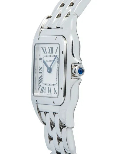 Pre-owned Cartier Panthere 27mm In White