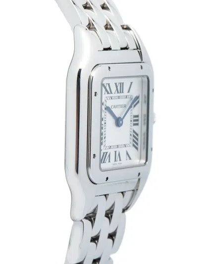 Pre-owned Cartier Panthere 27mm In White