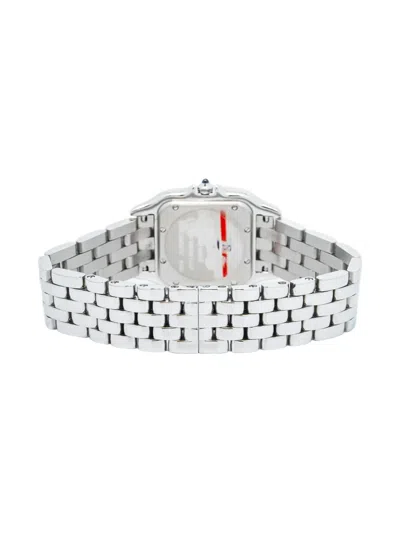 Pre-owned Cartier Panthere 27mm In White