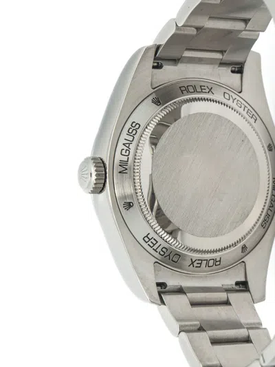 Pre-owned Rolex Stainless Steel Milgauss 40mm In Black