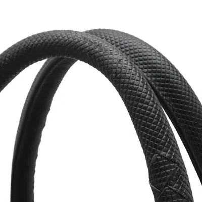 Pre-owned Bottega Veneta Black Dark Brown Pvc Leather Shoulder Bag Tote Bag () In Multi