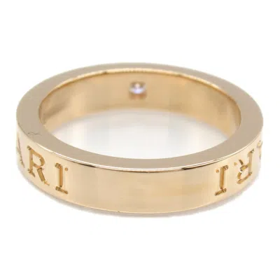 Pre-owned Bvlgari Clear Pink Gold (18k) Band Ring () In Transparent