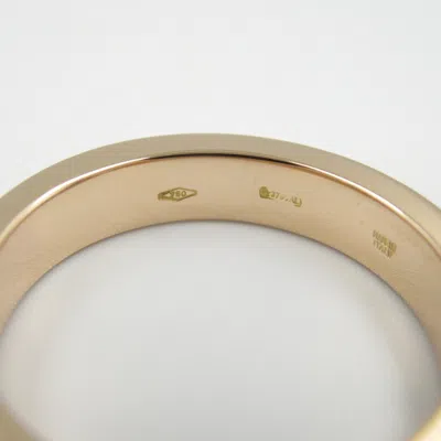 Pre-owned Bvlgari Clear Pink Gold (18k) Band Ring () In Transparent