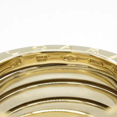 Pre-owned Bvlgari Gold Silver Yellow Gold (18k) White Gold (18k) Band Ring () In Multi