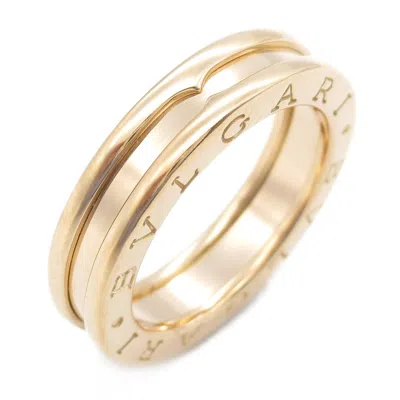 Pre-owned Bvlgari Gold Pink Gold (18k) Band Ring ()