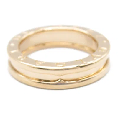 Pre-owned Bvlgari Gold Pink Gold (18k) Band Ring ()
