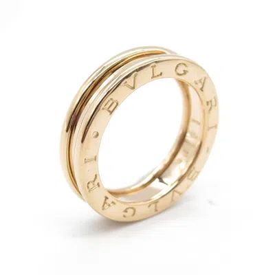 Pre-owned Bvlgari Gold Pink Gold (18k) Band Ring ()