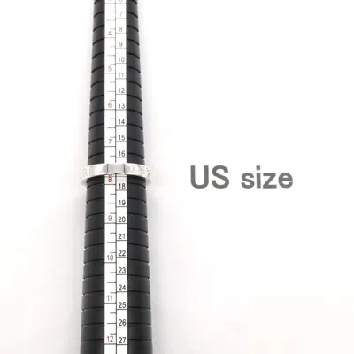 Pre-owned Bvlgari Silver White Gold (18k) Band Ring ()