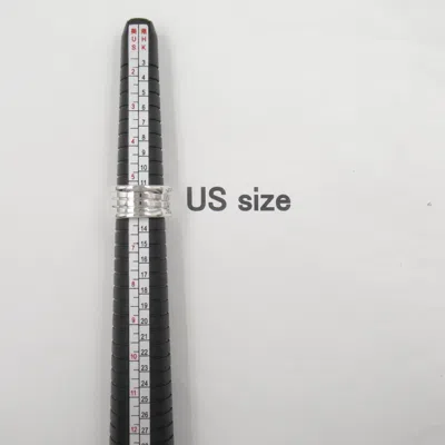 Pre-owned Bvlgari Silver White Gold (18k) Band Ring ()