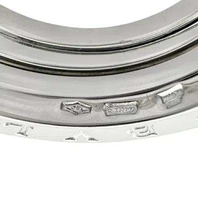 Pre-owned Bvlgari White Gold White Gold (18k) Band Ring ()