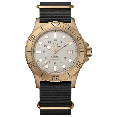 Glycine Combat Sub Men's Watch In Gold