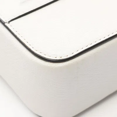 Pre-owned Bvlgari White Leather Shoulder Bag ()