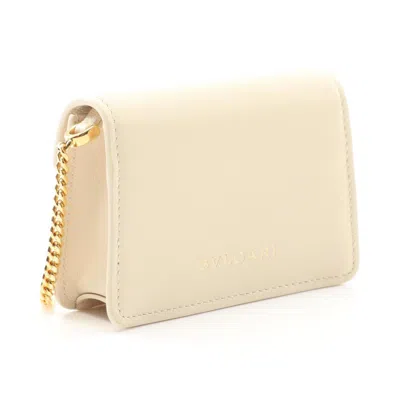 Pre-owned Bvlgari White Leather Shoulder Bag ()