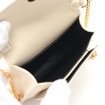 Pre-owned Bvlgari White Leather Shoulder Bag ()